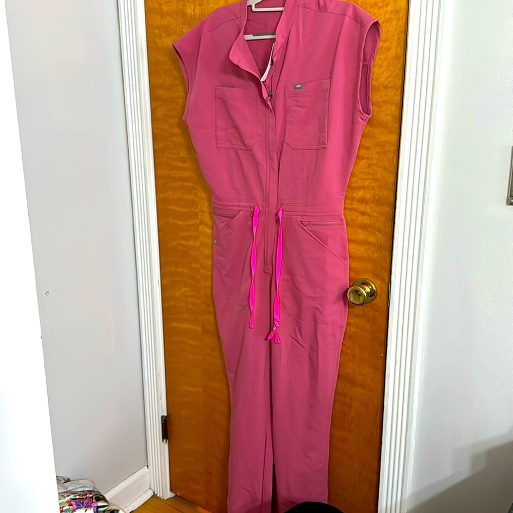 Figs Rafaela Cargo Jumpsuit Medium